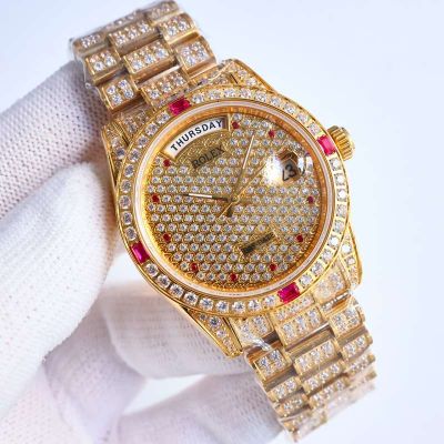 SJ Factory ROLEX 904L Steel 8285  38MM Gold Watch